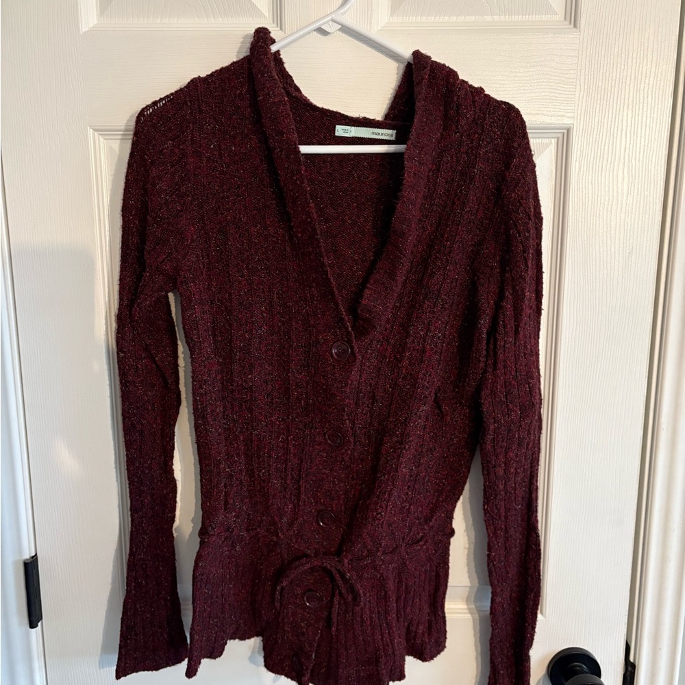 Women's Burgundy Sweater